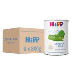 HiPP Comfort Baby Milk Powder Formula, From Birth, 800g (Pack of 6)