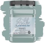 Dixie Belle Silk All-in-One Mineral Paint | Serenity (32 Fl Oz) | Soothing Blue All-in-One Water Based Primer + Topcoat | Durable Furniture Paint | Low Reflective Finish