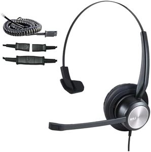 Cisco Headset with RJ9 Jack Office Telephone Headset with Noise Cancelling Mic for Cisco Phones 7841 7942G 7931G 7940 7941G 7945G 7960 7961G 7962G 7965G 7970 7971 7975G 8811 8841 8861 9951 etc