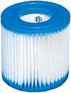 Intex 29007E Type H Pool Filter Cartridge Filter Pumps – Easy-to-Clean – Dacron Paper – Efficient Filtration – Single Pack