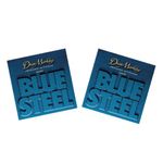 Dean Markley Acoustic Guitar Strings - Blue Steel Acoustic - ML 12-54 - 2 Pack
