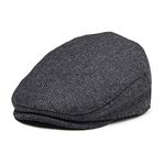 JANGOUL Kids Wool Tweed Flat Cap Herringbone Boy Girl Newsboy Caps Infant Toddler Child Youth Beret Hat Ivy Gatsby Cap, Style2, 5T