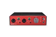 Focusrite Clarett+ 2Pre USB-C Bus-Powered Audio Interface for Music Production, with Two Professional Quality Pre-Amps and Powerful and Transparent Headphone Outputs/Instrument Inputs