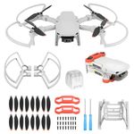 Craznick Mini 4K/Mini 2 SE/Mini SE/Mini 2 Propellers: with Propeller Guard Landing Gear Leg Extension Propellers Holder Gimbal Cover Total 24 Pcs for DJI Mini 2 SE/Mini SE/Mini 2 Drone Accessories Set