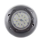 Al Aker Lighting LED Underwater Boat Lights, 25W 12V (Blue, Green, White LED Colour Options), Surface Mount for Boats, Yachts, Cruise Ships, Sailboat, Pontoon, Transom (White 2500 lumen)