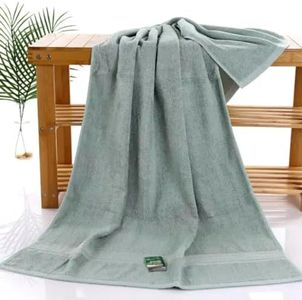Luxury 100% Organic Bamboo Fibre Bath Towel Set of 1 (Green)