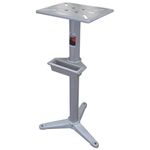 AFF Bench Grinder/Vise Stand - 32" Fixed Height - Predrilled Mounting Slots - Coolant Tray