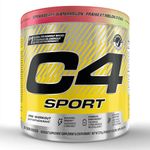 Cellucor C4 Sport Pre Workout Powder - Preworkout Energy with Creatine, Beta-Alanine, and 135mg Caffeine - NSF Certified for Sport - Strawberry Watermelon, 30 Servings