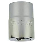 Stanley Chrome Vanadium Steel Stmt89324-8B 6 Point 3/4'' 24Mm Standard Socket (Silver)