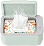 Awesmom Baby Wipe Warmer, 3-Level Temperature Control, Quiet and Even Heating, Large Capacity for Diaper Changes – Green