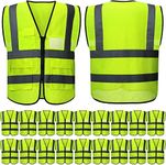 JaGely 20 Pack Reflective Mesh Safe