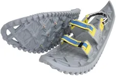 Crescent Moon Eco Eva Unisex Adult Ultralight Biodegradable EVA Foam Snowshoes for Men, Women and Youth with Rocker Cloud Deck, Ice Spikes & Military Grade Velcro Binding, Ideal for Hiking and Running