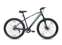 Stryder A TATA Product | Magnet 29T Mountain Bike Cycle| Dual Disc Brakes | Single Speed Front Suspension Fork with Lock-in/Out | 85% Assembled | Ideal for 15+ Yrs (Military Green)