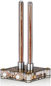 Dual Pixie Tube Sound Level Meter MIC+LINE Audio Display Analyzer Music Spectrum