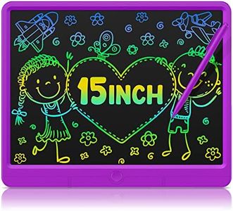 GIGART LCD Writing Tablet, 15 Inches Doodle Board Drawing Pad for Adults & Kids, Electronic Writing Board Drawing Tablet, Educational Toys Gifts for 3-12 Year Old Boys, Girls,Toddler (Purple)