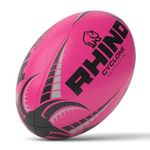 Rhino Cyclone Rugby Ball Hot Pink (5)