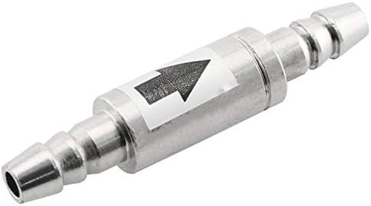 DGZZI Check Valve Stainless Steel One Way Non-Return Check Valve for Aquarium Co2 System Aquarium CO2 Diffuser