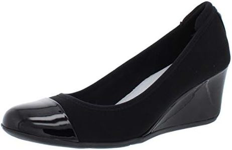 Anne Klein Women's Sport Taite Wedge Heel, Black, 7