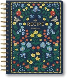 Jotsome Recipe Book, Blank Recipe Notebook to Write in Your Own Recipes, Hardcover Recipe Journal, 100 Recipes (Wildflower, 6.5" X 8.5")