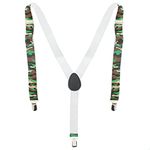 Zac's Alter Ego Men/Ladies Adjustable 25mm Width Camouflage Braces/Suspenders