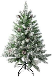 Northlight Angel Pine Cones Christmas Tree, 4 ft, Green