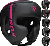 RDX Headgear for Boxing, MMA Training, Adjustable Padded Kara Head Gear for, Muay Thai Headgear, Kickboxing, Sparring, Martial Arts, Karate, Taekwondo Helmet