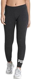 PUMA Women's Capri Leggings, Dark Gray Heather, XS