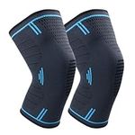 NTRH Knee Support Brace Compression Sleeves Men & Women - for Ligament Injury, Joint Pain, Arthritis, Meniscus Tear, ACL, Tendonitis, Running, Sports (XL, Blue(pairs))