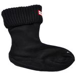 Hunter Unisex Recycled Half Cardigan Short Sock Polyfleece Black Socks 5-7 W / 4-6 M US