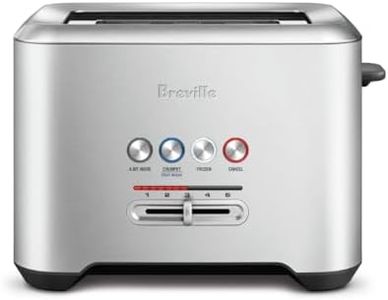 Breville the Lift & Look Pro 2-Slice Toaster, Brushed Stainless Steel, BTA720BSS