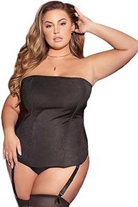 Coquette Womens Lingerie, Black, 3X-Large-4X-Large