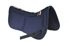 ECP Equine Comfort Products Correction Half Saddle Pad, Navy Blue