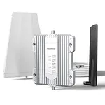 Amazboost Cell Phone Booster for Home -Up to 2,500 sq ft,Cell Phone Signal Booster Kit,All U.S. Carriers -Compatible with Verizon,AT&T, T-Mobile, Sprint & More-5G 4G 3G LTE FCC Approved