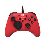 Nintendo Switch HORIPAD Wired Controller (Red) by HORI - Licensed by Nintendo - Wired Controller Edition