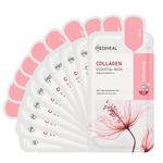 Mediheal Collagen Face Sheet Mask Pack, Essential Hydrating Masks, 10 Sheets