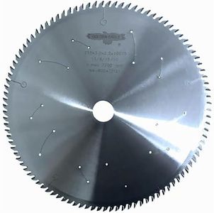 YANSYUAN Industrial Level 10" Carbide Tipped Saw Blade for Crosscutting,10-Inch 100 Tooth .118 Thin Kerf Wood Cutting Circular Saw Blade with 1-Inch Arbor