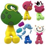 Tonyang.luu Kids Toothbrush Holder (5Pcs), Cartoon Animal Design, Suction Cup, Plus 2Pcs Silicone Toothbrush Case Covers