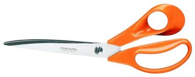 Fiskars Professional Universal Scissors 25cm Length Right Handed Stainless Steel Blade/Plastic Handles Orange Classic 1005151