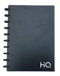 Navneet HQ | Black EZEE Disc Notebook for Personal and Office Use | Single Line | B5 Size - 25 cm x 17 cm| Black | 120 Pages