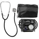 Mabis 01-260-021 MatchMates Dual Head Stethoscope Combination Kit - Black