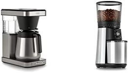 OXO Brew 8 Cup Coffee Maker, Stainless Steel & Brew Conical Burr Coffee Grinder