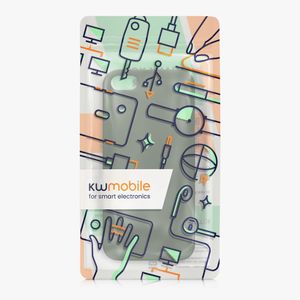 kwmobile iPhone SE/5/5S Case – Soft Slim TPU Silicone Cover, Dark Green