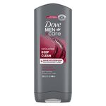 Dove Men+Care Body and Face Wash for hydrated skin Deep Clean with purifying grains 400 ml