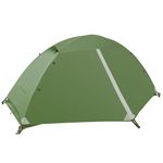 Clostnature Lightweight Camping Tent - 1 Man Tent, Waterproof & Windproof 3 Season One Person Tent, Double Layer, Compact Easy Setup Design for Hiking, Backpacking, Festivals, Solo Camping