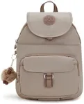 Kipling Women's Queenie Backpack, Adjustable Backpack Straps, Monkey Keychain, Key Clasp, Top Carry Handle