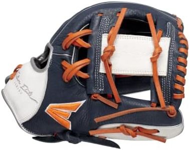 Easton | FUTURE ELITE Baseball Glove | 11" | I-Web | Right Hand Throw | Navy/Orange