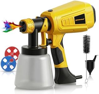 Tomahawk® 600W Electric Paint Sprayer, HVLP Wall Paint Sprayer with 33000 RPM Motor, 3 Nozzles (1.0/1.8/2.5mm), 800ml Tank for Home, Furniture & DIY | Heavy Duty & Durable Build