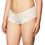 b.tempt'd Women's Ciao Bella Tanga Panty Bikini Style Underwear, Vanilla Ice, L