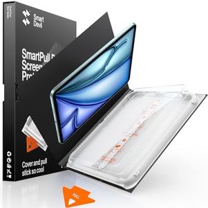 SMARTDEVIL 2 Pack Screen Protector for iPad Air 13 Inch M4/M3/M2 (8th/7th/6th Generation, 2026/2025/2024) with Easy-Install Tray[Military Grade Shatterproof]9H+ Hardness Tempered Glass, HD Clarity, Dust & Bubble Free
