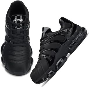 ARISIC Steel Toe Shoes Men Women Lightweight Safety Composite Toe Shoes Comfortable Zapatos para Hombre Zapatos Trabajo Walking Sneakers Black